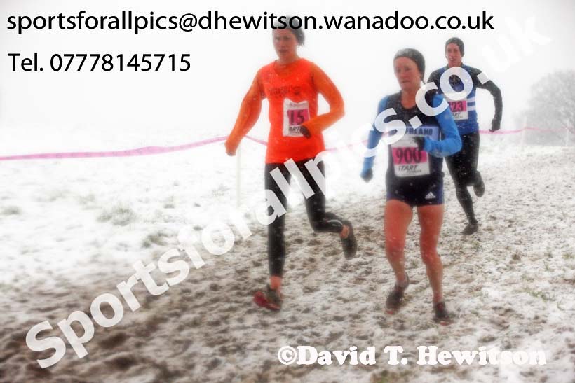 Senior womens North Eastern Cross Country, Sedgefield, County Durham. Photo: David T. Hewitson/Sports for All Pics